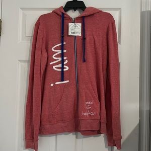 Peace Love World hoodie